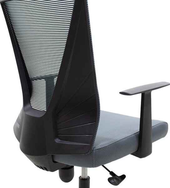 Scaun Birou Ghost Negru - Gri