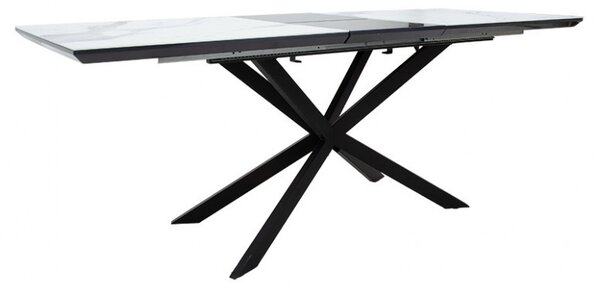 Masa Palan Extensibila Negru - Alb Gri 200x80x77 cm