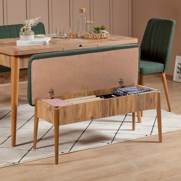 Set Masa si Scaune 5 Piese Vina 107 Atlantic Pine-Green