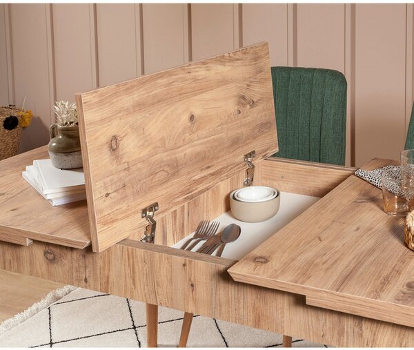 Set Masa si Scaune 5 Piese Vina 107 Atlantic Pine-Green