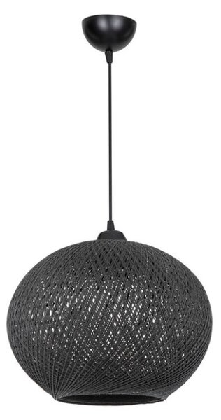 Lustra cu o singura lumina PWL-1112, E27, negru, 38x75 cm