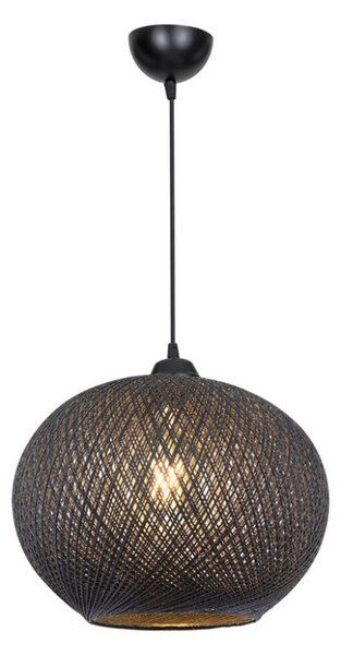 Lustra cu o singura lumina PWL-1112, E27, negru, 38x75 cm