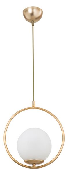 Lustra cu o singura lumina PWL-1193, E27 auriu, 26x75 cm