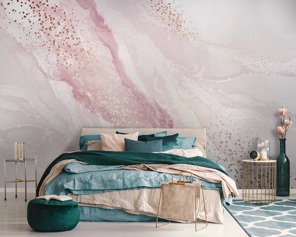 Fototapet Shimmering blush arta peisajului montan, Fototapet textură, Fototapet populare, u95846 - Tapeko.ro