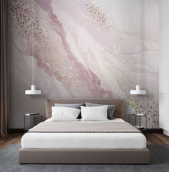 Fototapet Shimmering blush arta peisajului montan, Fototapet textură, Fototapet populare, u95846 - Tapeko.ro