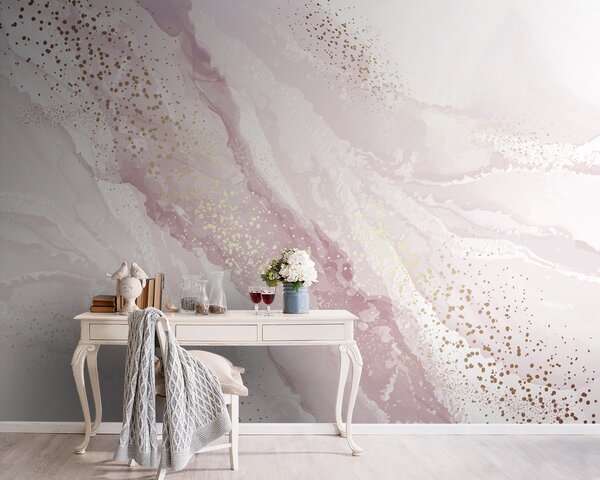 Fototapet Shimmering blush arta peisajului montan, Fototapet textură, Fototapet populare, u95846 - Tapeko.ro