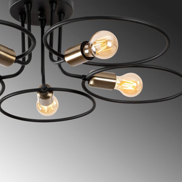 Lustra Circle - 1346 Negru