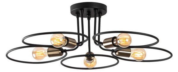 Lustra Circle - 1346 Negru