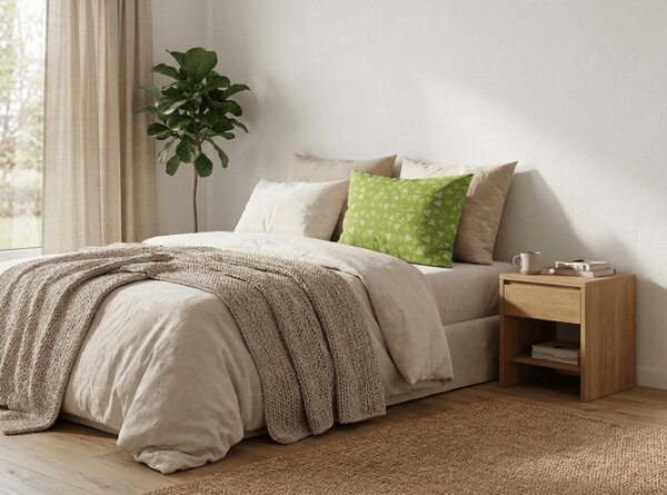 Fata de perna din microfibra TREVA 70x90 cm, verde