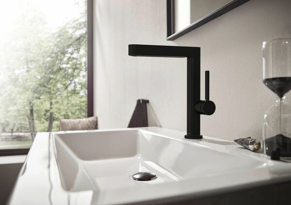 Hansgrohe Finoris baterie lavoar stativ negru 76060670