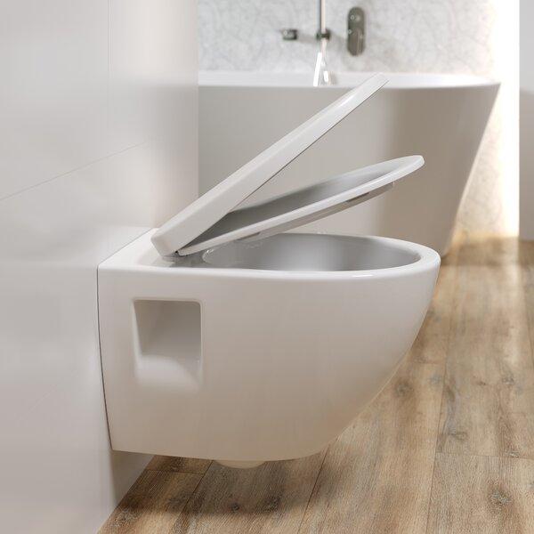 Cersanit Moduo set vas și capac agăţat fără margine alb S701-725