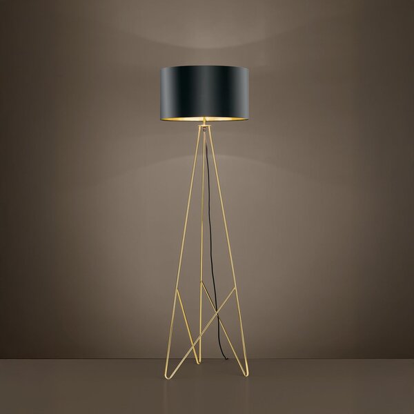 Stars of Light Lampadar Camporale, negru, înălțime 154 cm, Negru, Camera de zi / sufragerie, Metal, Modern