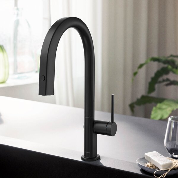 Hansgrohe Aqittura M91 baterie de bucatarie cu filtru pe picior negru 76801670