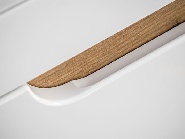Comad Aruba White dulap 40x22x60 cm sub chiuveta pe perete alb-stejar ARUBAWHITE826FSC