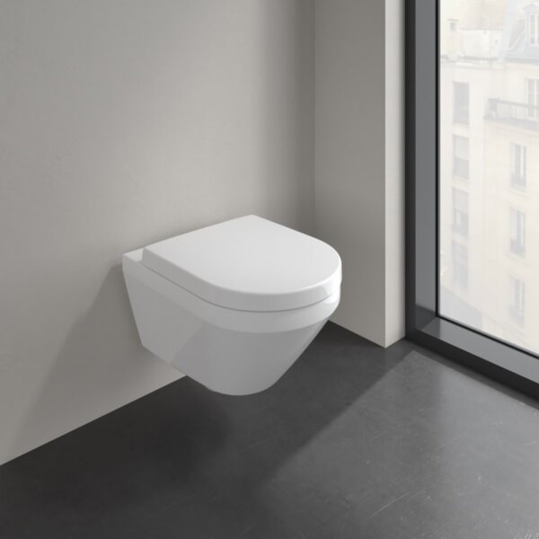 Villeroy & Boch Architectura set combi-pack cu tablă agăţat fără margine alb lucios 4694CL01