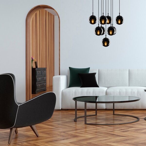 Lustra Efe - 2161 Negru Fumuriu