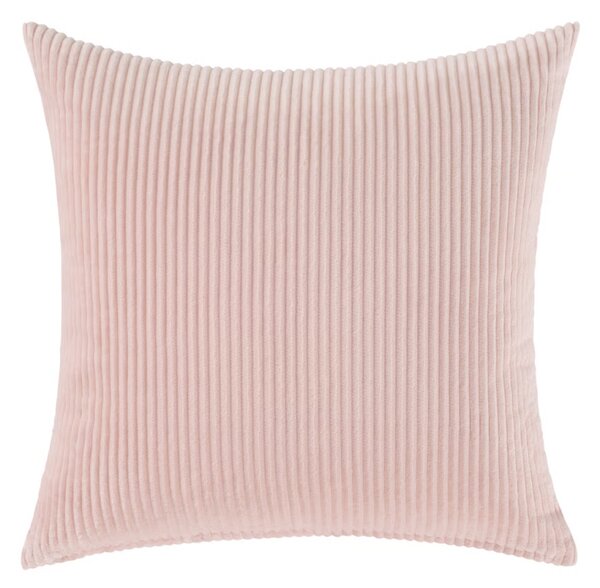 Husă elegantă pentru pernă decorativă din catifea, 45 x 45 cm – Roz