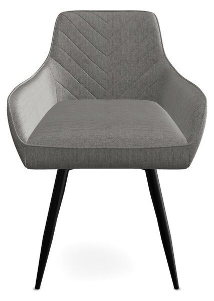 Scaun SERVIO, bej - Brego 34, stofa clasica/metal, 55x45x88 cm