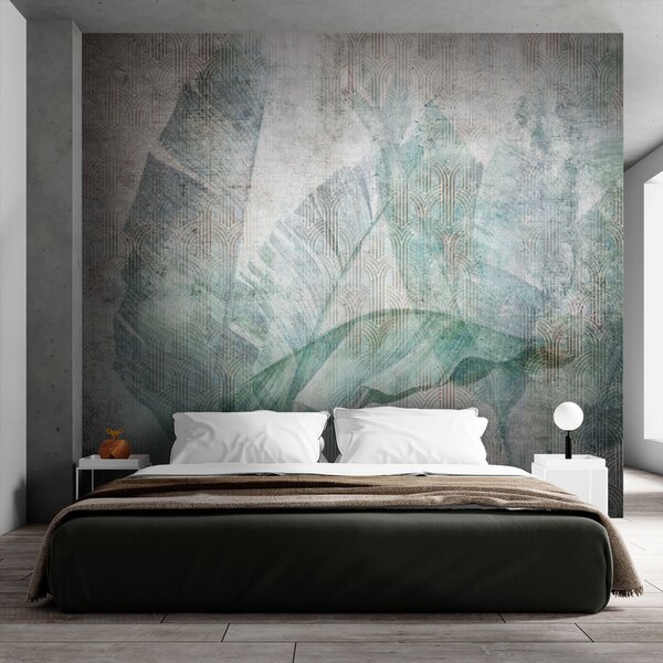 Fototapet Design abstract inspirat din natură, cu straturi, Fototapet frunze, Fototapet populare, u96927 - Tapeko.ro