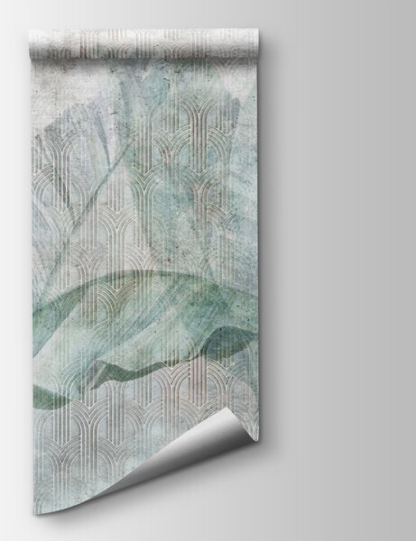 Fototapet Design abstract inspirat din natură, cu straturi, Fototapet frunze, Fototapet populare, u96927 - Tapeko.ro