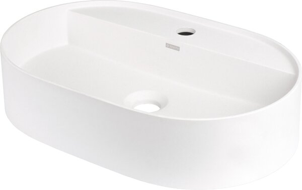 Deante Silia lavoar 55x35 cm ovale de blat alb mat CQS_AU6B