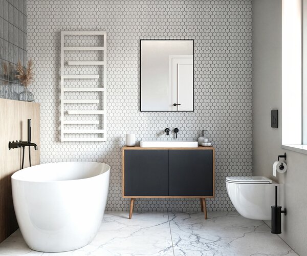 Oltens Lule buton de spălare pentru WC czarny mat 57104300