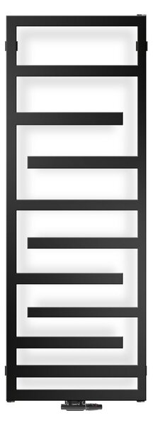 Oltens Flamma calorifer de baie decorativ 139x50 cm negru mat 55016300