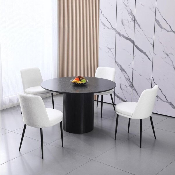 Masă de sufragerie Mohar 2 (negru)(pentru 4 persoane). 1096923
