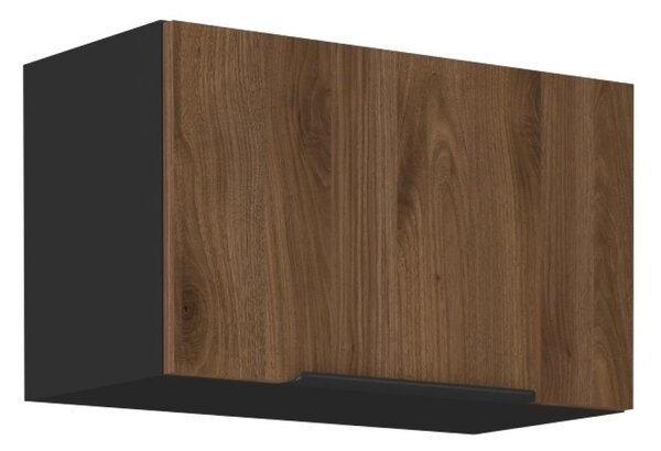 Dulap superior de bucătărie Monzesa 60 GU 36 1F (nuc okapi + negru) . 1096949