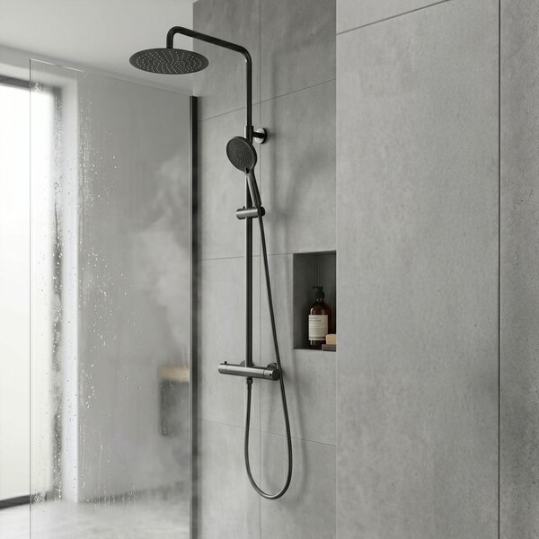 Coloana de dus cu termostat Drop Titan