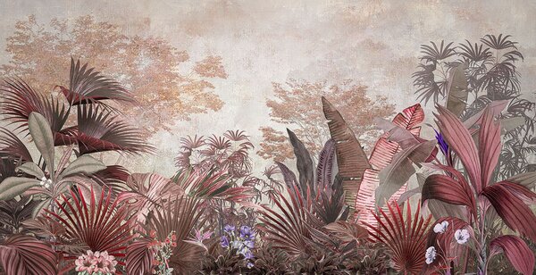 Fototapet Grup de plante tropicale, Fototapet pădure, Fototapet populare, u97104 - Tapeko.ro