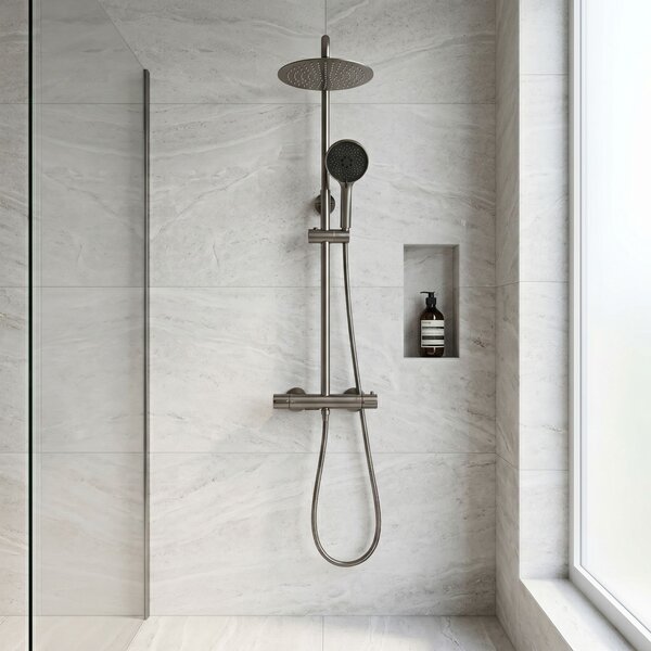 Coloana de dus cu termostat Drop Titan