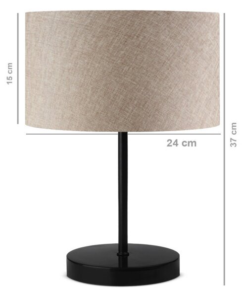 Veioza AYD-2848 Negru/Bej