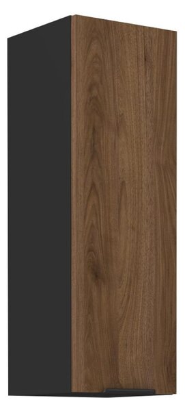 Dulap superior de bucătărie Monzesa 30 G 90 1F (nuc okapi + negru) . 1096967