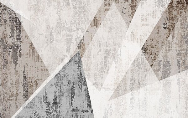 Fototapet Textură geometrică abstractă în tonuri neutre, Fototapet geometric 3D, Fototapet populare, u97203 - Tapeko.ro
