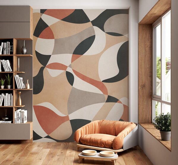 Fototapet Model de forme colorate, Fototapet geometric 3D, Fototapet populare, u97206 - Tapeko.ro