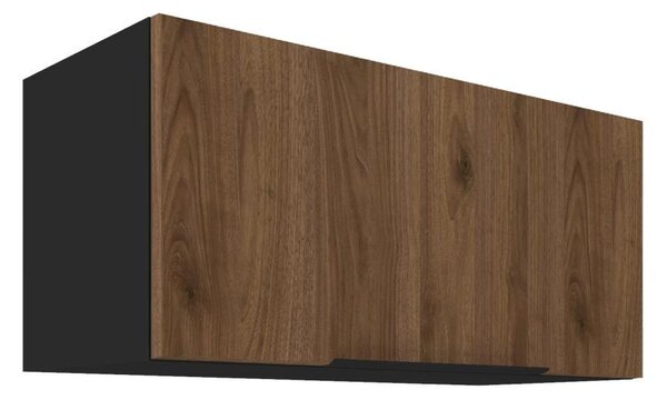 Dulap superior de bucătărie Monzesa 80 GU 36 1F (nuc okapi + negru) . 1097090