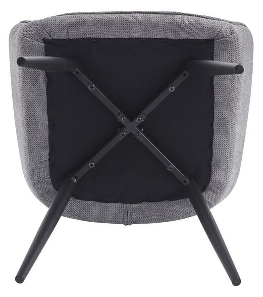 Fotoliu design Morkenus (Gri + Negru) . 1097103