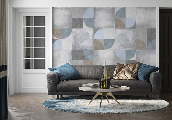 Fototapet Model de forme geometrice, Fototapet geometric 3D, Fototapet populare, u97268 - Tapeko.ro