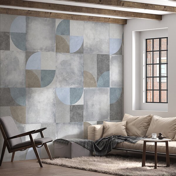 Fototapet Model de forme geometrice, Fototapet geometric 3D, Fototapet populare, u97268 - Tapeko.ro