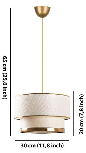 Lustra Cake - Cream, Gold Crem/Auriu
