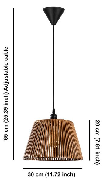 Lustra Cone - Natural Camel