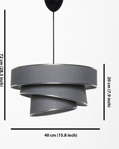 Lustra Couper - Anthracite, Silver Antracit/Argintiu