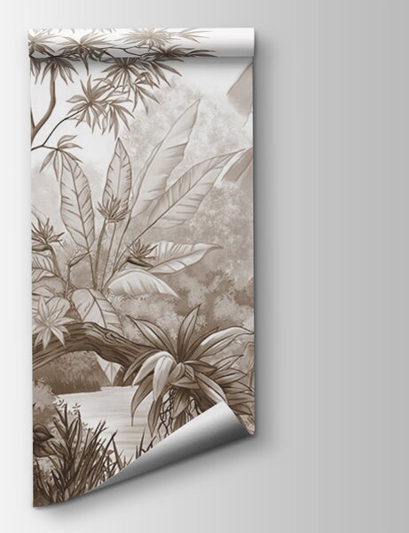 Fototapet Un desen de pădure, Fototapet jungle, Fototapet populare, u59039v2 - Tapeko.ro