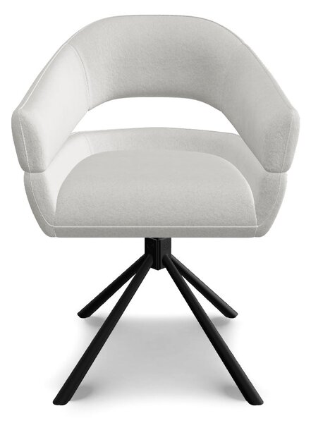 Scaun BORGO, bej - Raven 22, stofa clasica/metal, 58x60x87 cm