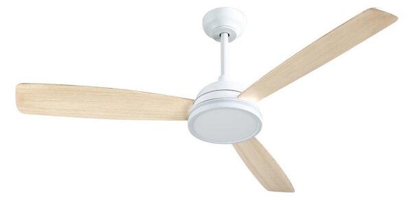 Ventilator LED dimabil Aigostar 20W/230V 2700-6500K 132 cm alb/bej + telecomandă
