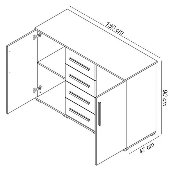 Comodă Daphis D03. 612139