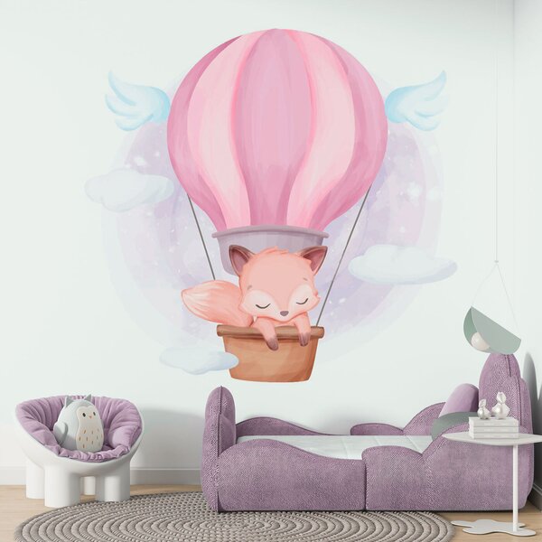 Fototapet Balon roz cu aer cald, Populare fototapet, Populare fototapet, u97395 - Muralas.ro