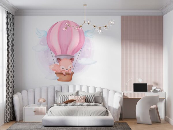 Fototapet Balon roz cu aer cald, Populare fototapet, Populare fototapet, u97395 - Muralas.ro