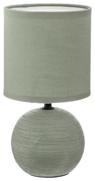 Veioza PWL-1210 E14 60W ceramica kaki D13x25cm